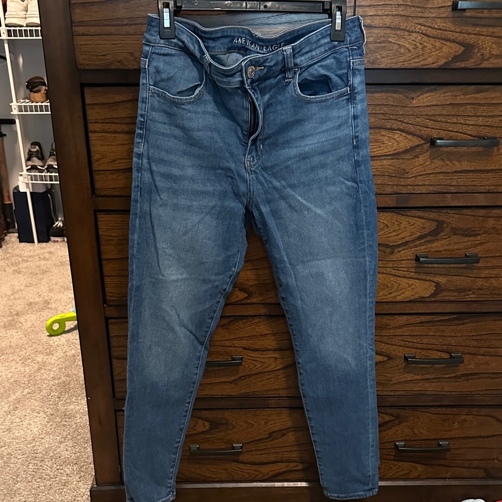 American Eagle Outfitters High Rise Women Jeans - Blue
